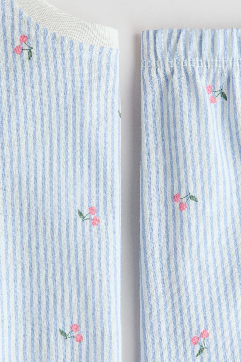 اتش اند ام بيجاما قطنية منقوشة